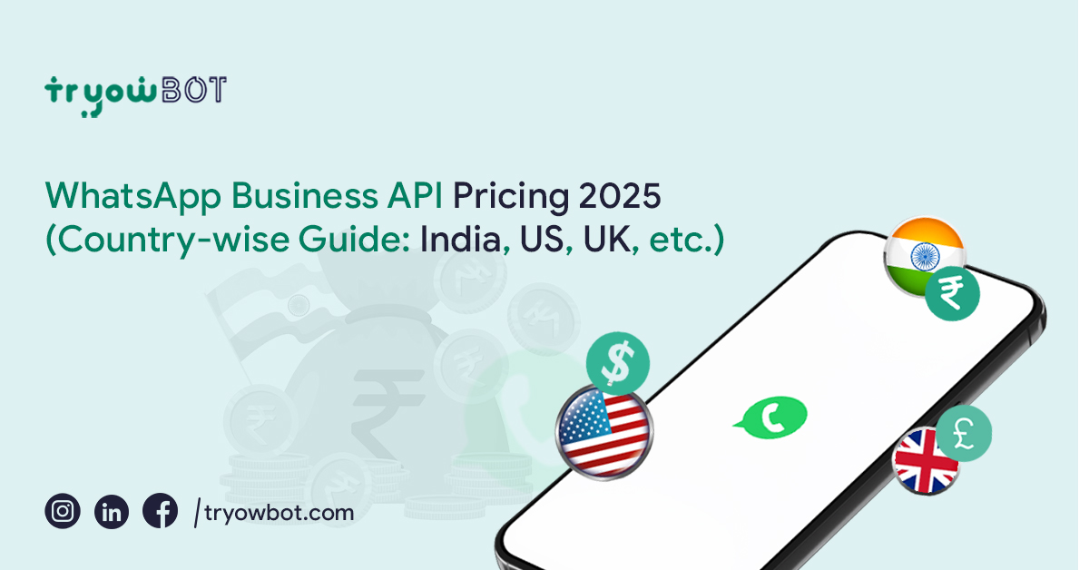 WhatsApp Business API Pricing 2025 (Country-wise Guide: India, US, UK, etc.)