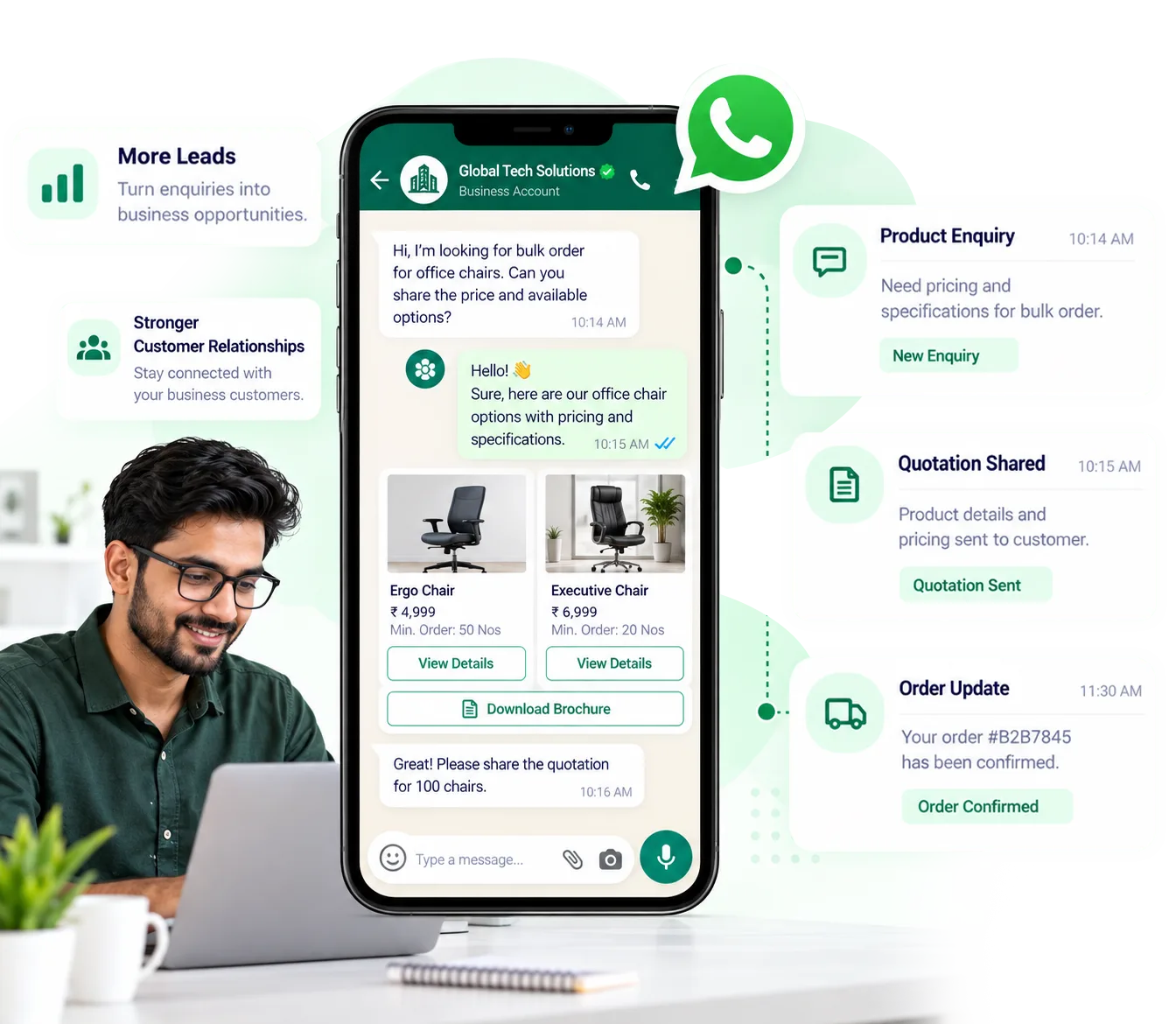 Why B2B Businesses Choose TryowBOT for WhatsApp