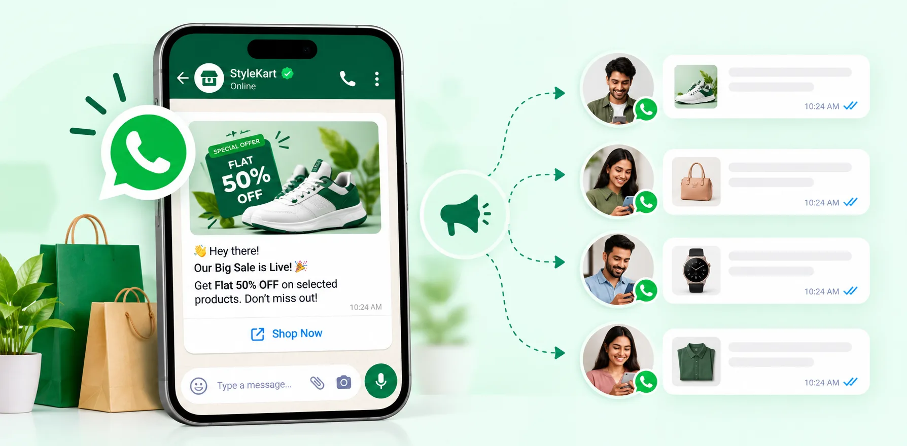 WhatsApp Broadcast Offers