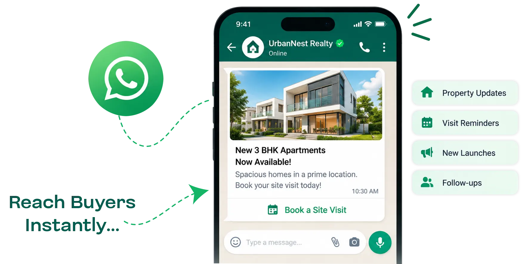 WhatsApp Message Templates for Real Estate