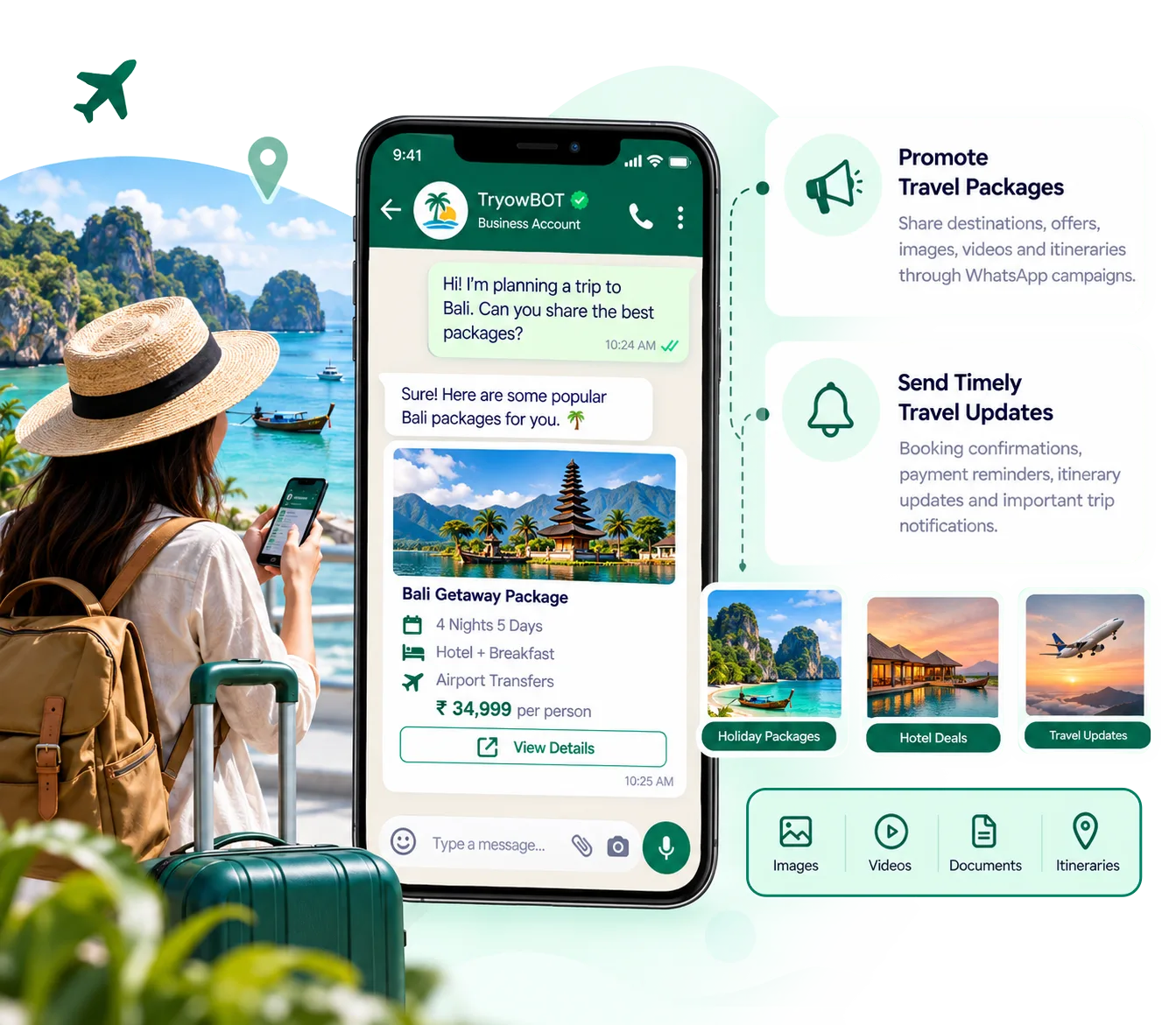 Why Travel & Tourism Businesses Choose TryowBOT for WhatsApp