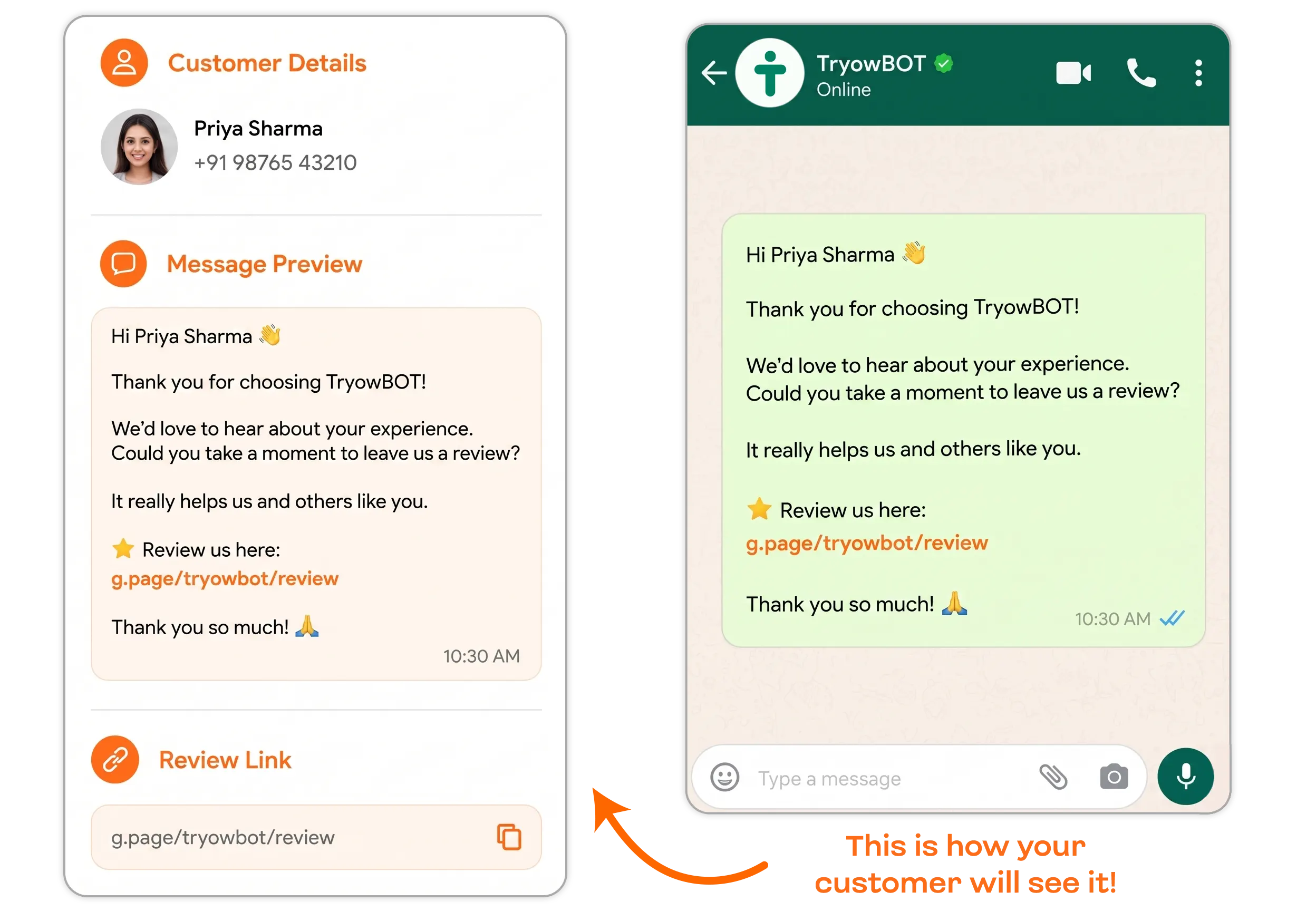 Check Your Review Request Before Sending