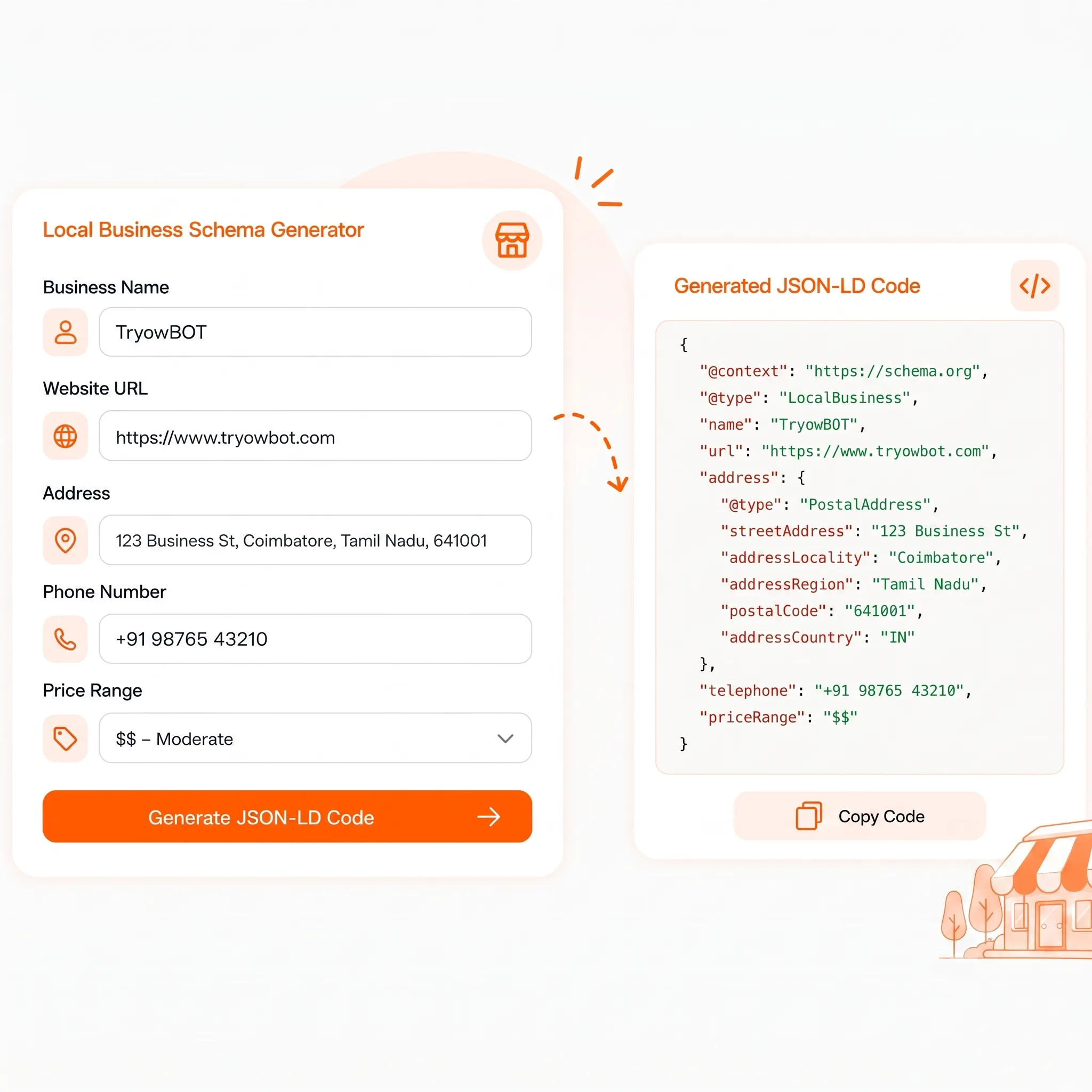 Local Business schema generator