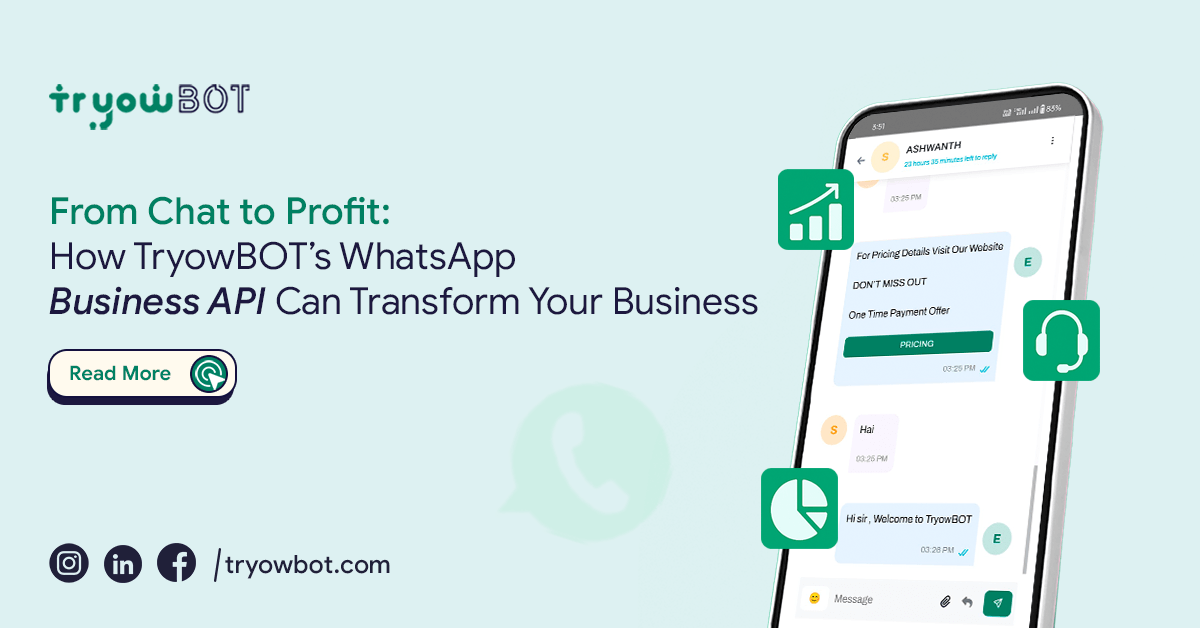 From Chat to Profit: How TryowBOT’s WhatsApp Business API Can Transform Your Business
